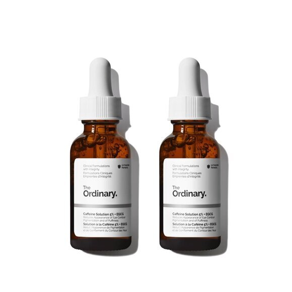 The Ordinary Other - 2 Packs of The Ordinary Caffeine Solution 5% + EGCG, Depuffing Eye Serum 2 oz
